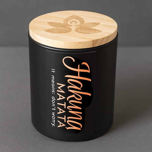 Hakuna Matata.  It means, don't worry.  Vanilla & Patchouli