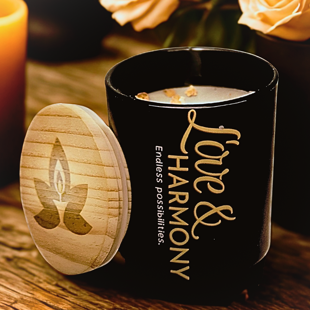 Love & Harmony.  Endless Possibilities.  Rose & Oud Wood.